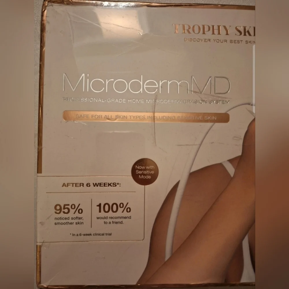 Trophy Skin MicrodermMD at Home Microdermabrasion Beauty System for Exfoliation